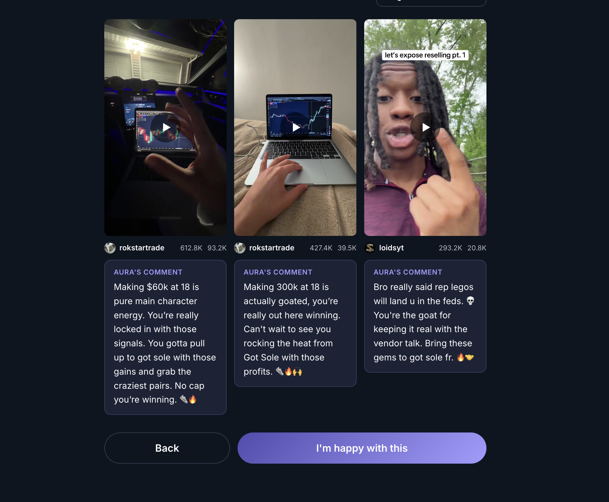 Paste your TikTok profile